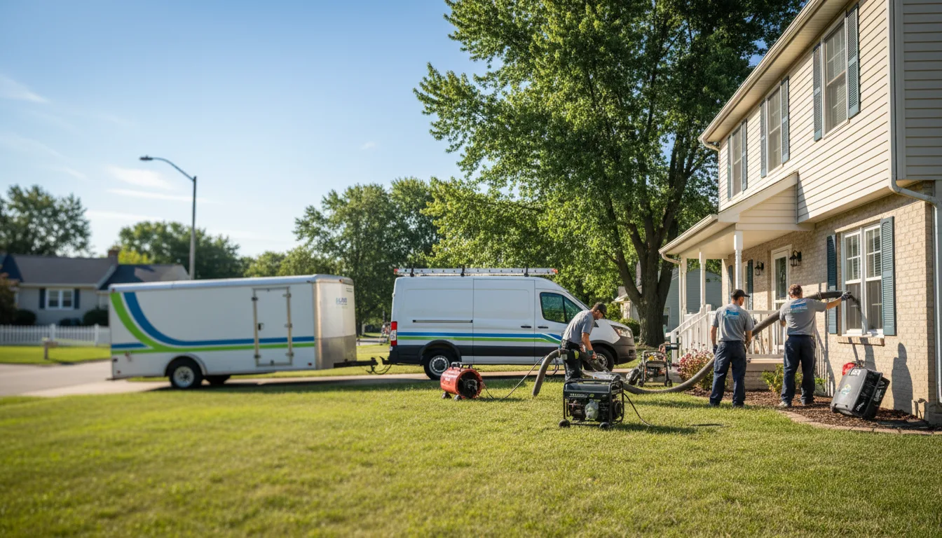Flooded Basement Restoration And Cleanup With Repair in Buckeye Lake, OH near me